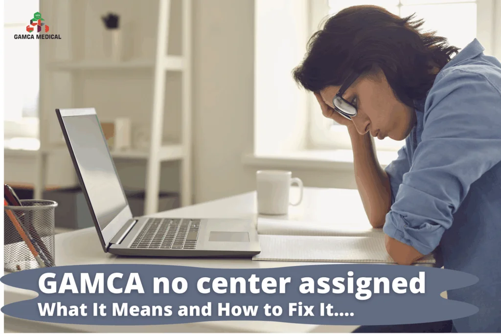 Gamca Appointment Error